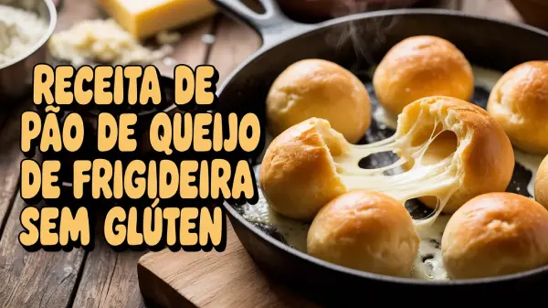 Receita de Pão de Queijo de Frigideira Sem Glúten